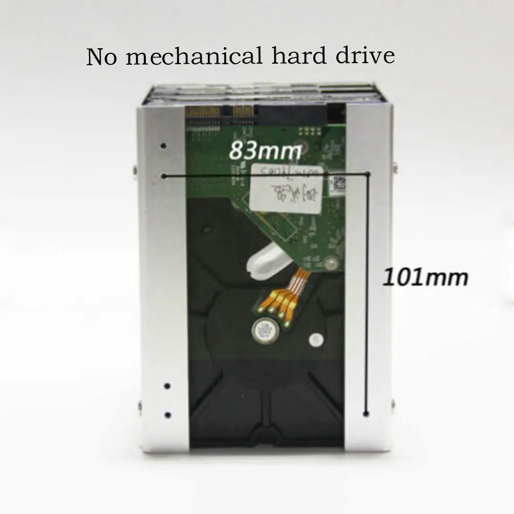 

2/4 Layer 3.5-inch Aluminum Alloy HDD Hard Disk Box Rack 2 Expansion Chassis Stacking Hard Rack DIY Drive Bay U1N7