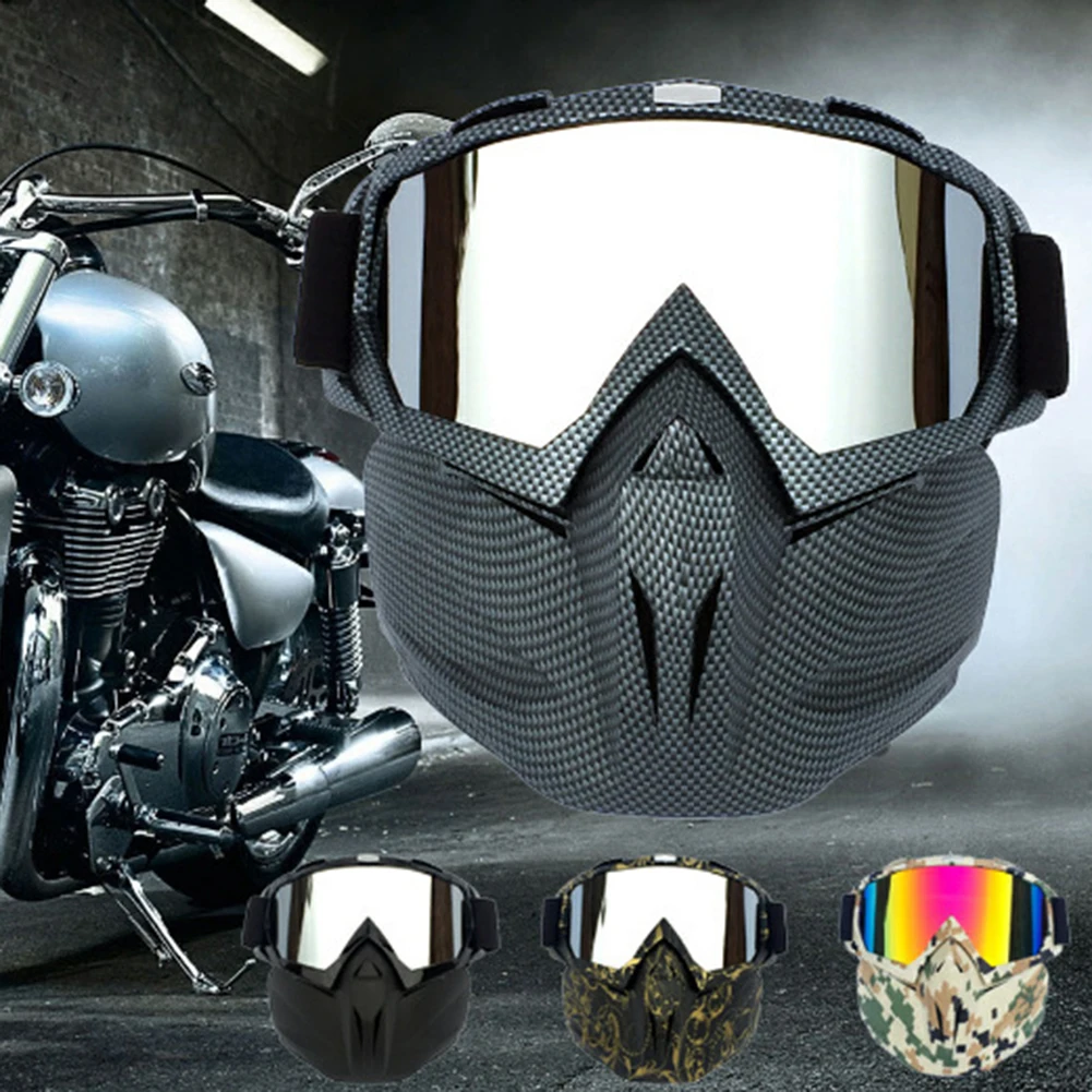 

Dust-proof Cycling Bike Full Face Mask Windproof Winter Warmer Scarf Bicycle Snowboard Ski Masks with Anti-UV glasses Men Women