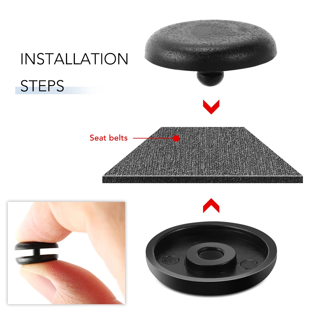 Ограничитель кнопки ремня безопасности для автомобилей Nissan Qashqai J11 J10 Juke X-trail Skoda Rapid Octavia Fabia.