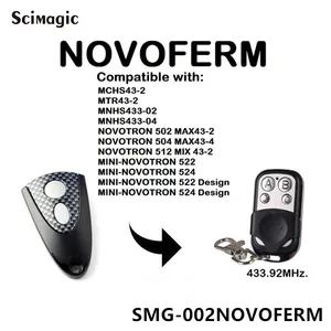 NOVOFERM NOVOTRON 302/304,NOVOFERM MNHS433-02/04 Replacement Garage Door Remote Control