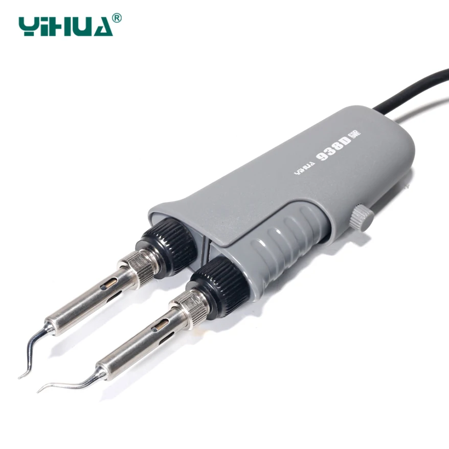 Пинцет YIHUA 110/220 EU/US 938D мини-паяльная станция портативный для ремонта BGA SMD паяльная