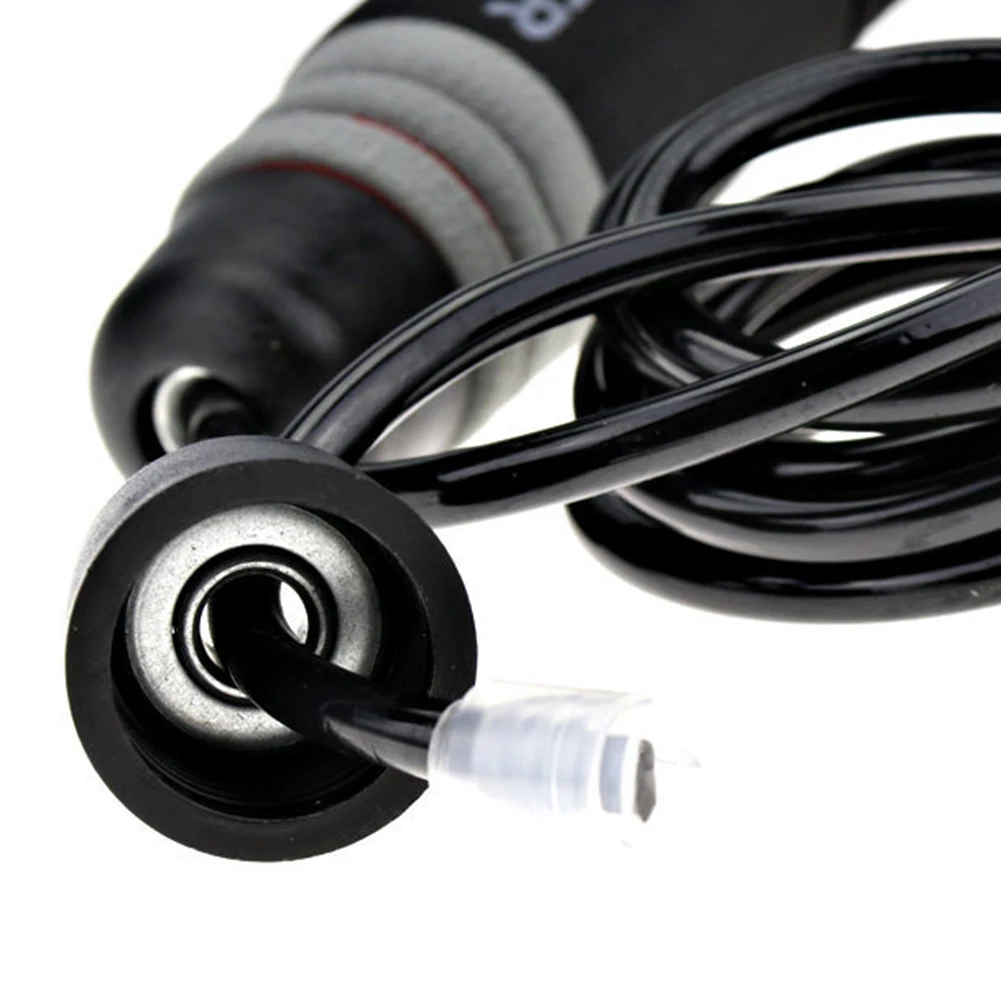 

Workout Training Adjustable Bearing Jumping Cord Speed Wire Rope Anti-Slip Foam Handle Skipping Rope Home Fitness Equipment