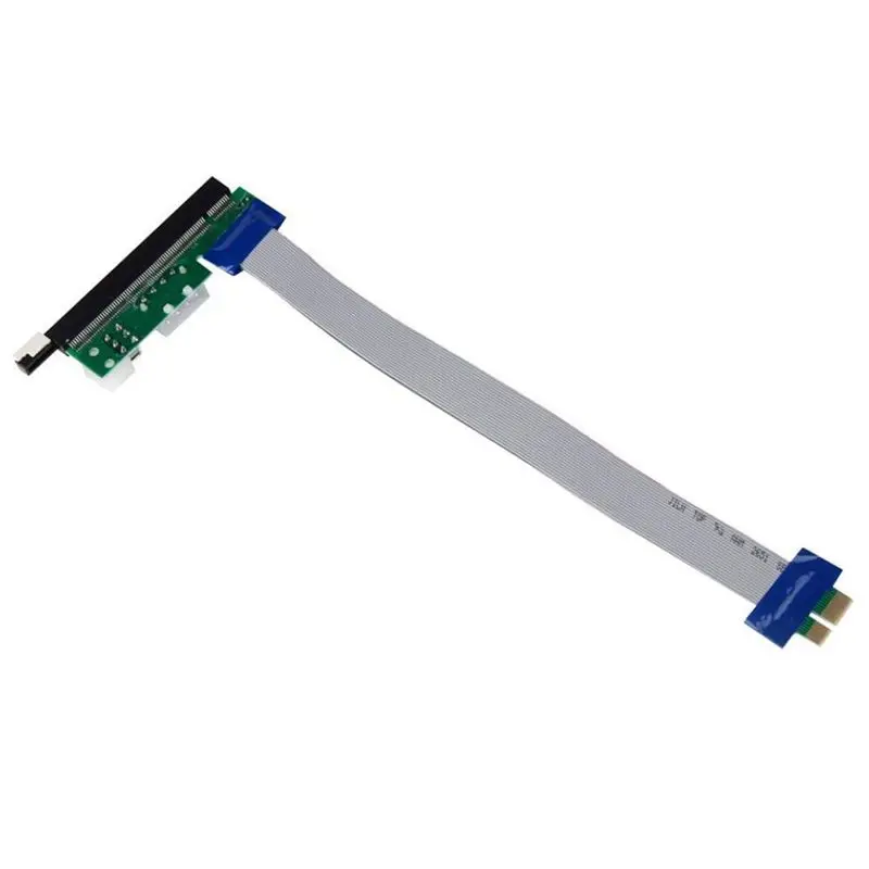 Удлинительный кабель PCI-E Express Riser Card Adapter Flex Ribbon 1X To 16X Power | Компьютеры и офис