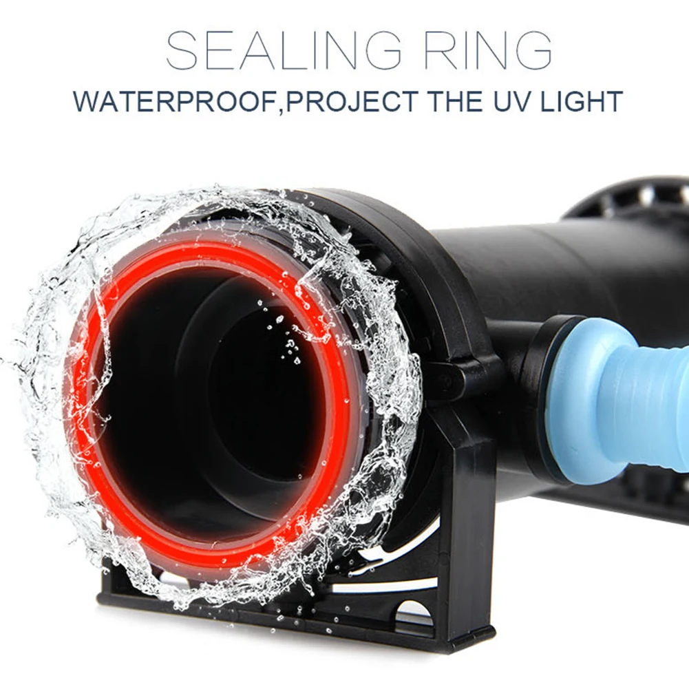 

5-24W Aquarium UV Ultraviolet Fish Tank Germicidal Lamp Disinfection Lamp For Algae Removal Sterilization Water Purifier Pond