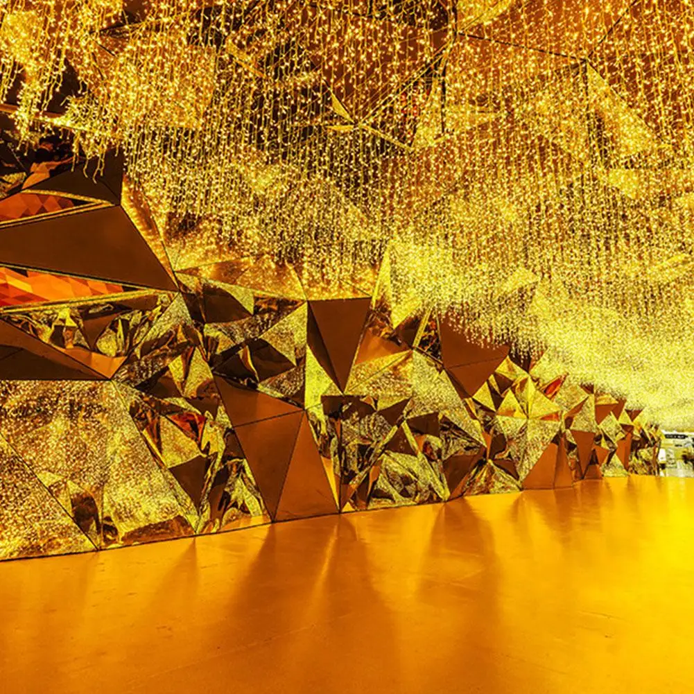 СВЕТОДИОДНАЯ Гирлянда занавес в виде сосулек водонепроницаемая Декоративная