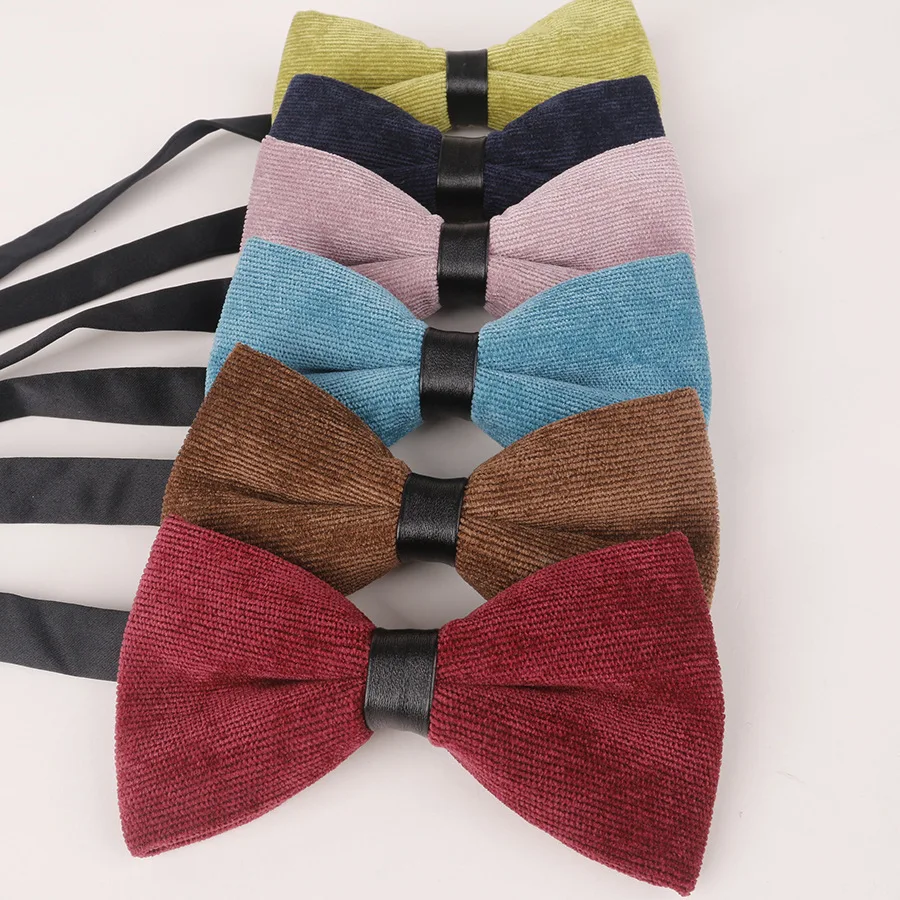 Linbaiway замшевые хлопковые галстуки для мужчин и женщин модные бархатные