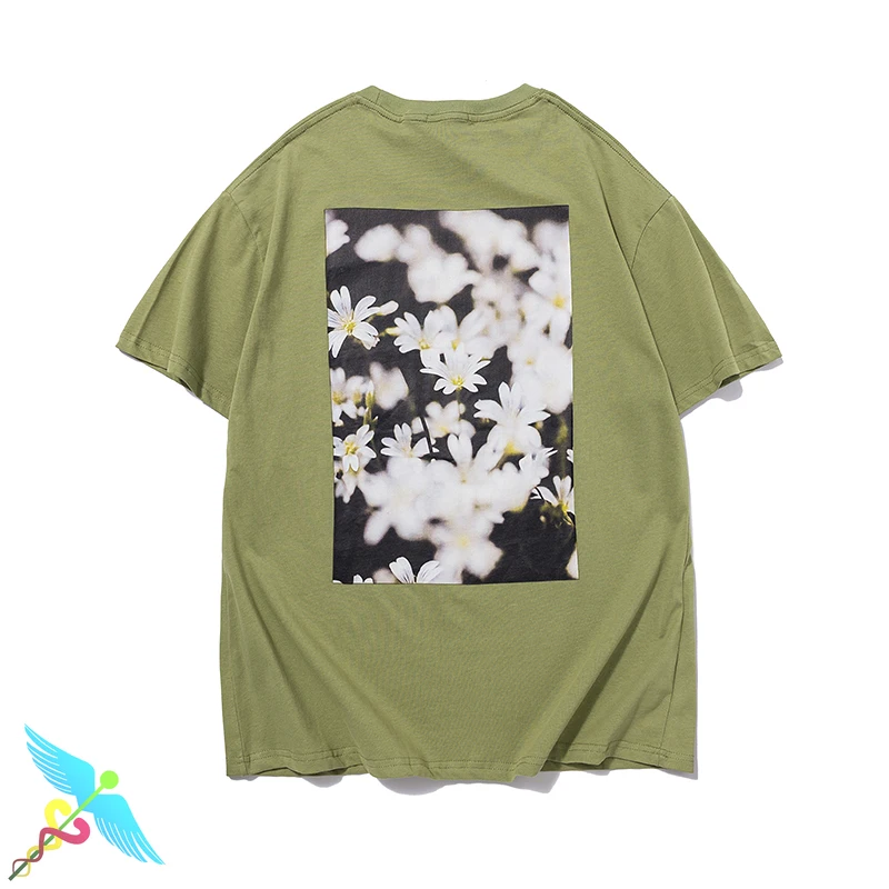 

Essentials T-shirts Men Women Fashion Casual Flowers Print Oversized Short High Street Couple Clothes Haikyuu O-Neck Tee Shirt