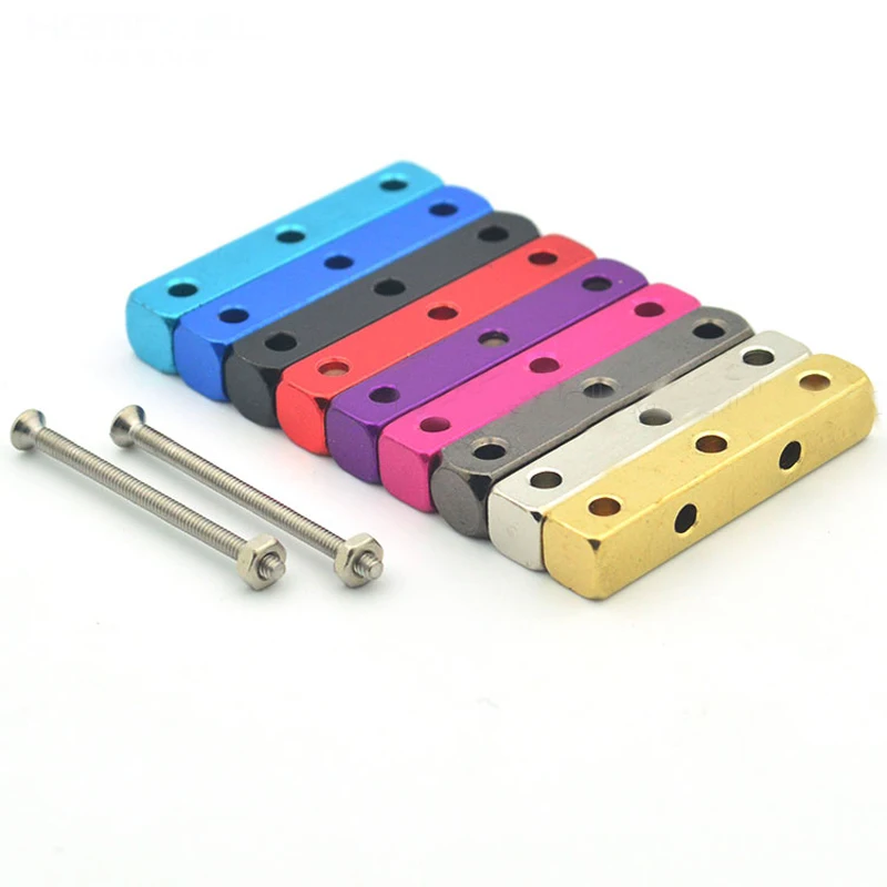 

Free Shipping 2Pcs Colored Copper Mass Damper Block Self-made Parts Tamiya Mini 4WD 6mm*6mm*32mm Mass Damper Block 15427