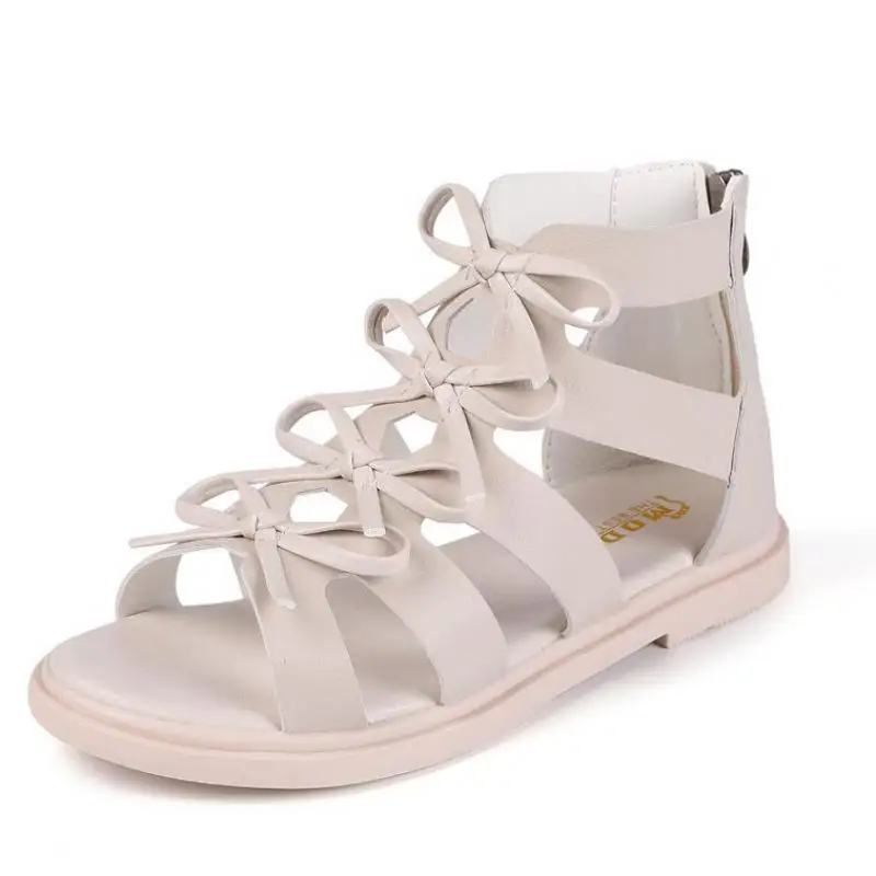 Ботинки детские с бантом модные пляжные сандалии мягкой подошвой Классическая