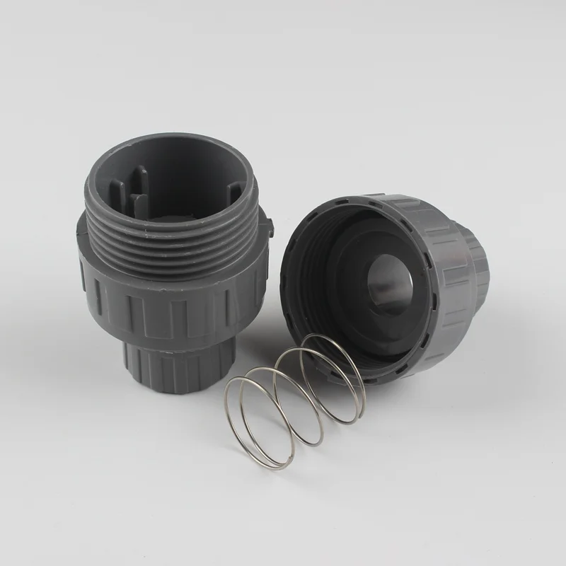 Пластиковый контрольный клапан 25 мм 32 прямой соединитель из ПВХ для труб детали