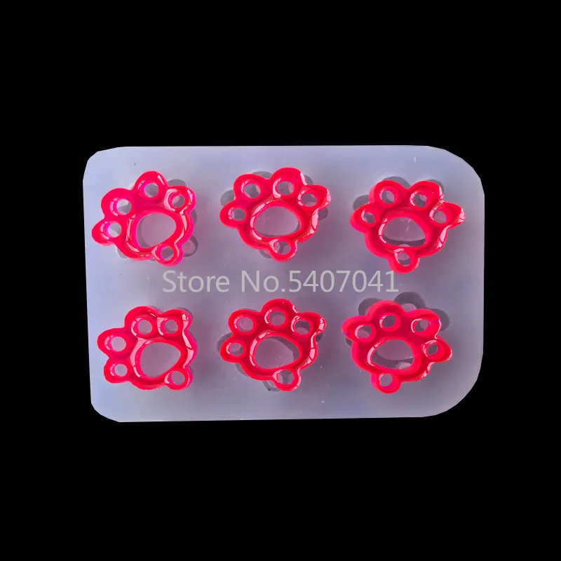 Popular1PC силиконовая высушенная форма в форме кошки медвежьей лапы кролика DIY