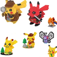 miniature diamond small particles assembled building blocks pokemon childrens educational toys peripheral products