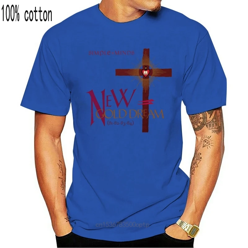 

New cotton t-shirt Simple Minds 2021 Gold Dream 81 Men Tee Shirtsman t-shirts