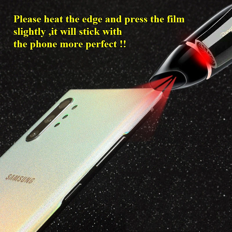 Для samsung Galaxy Note 10/10 + плюс задняя крышка из углеродного волокна/наклейка для