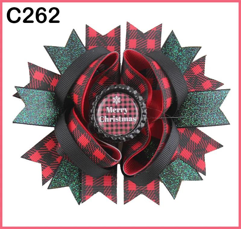 Бесплатная доставка D group 30 шт. модные рождественские банты для волос и забавные