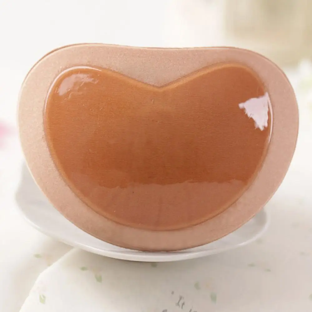 

Invisible Heart Padding Magic Bra Insert Pads Push Up Silicone Self Adhesive Breast Enhancer Women Intimates Breast Lift Nipple
