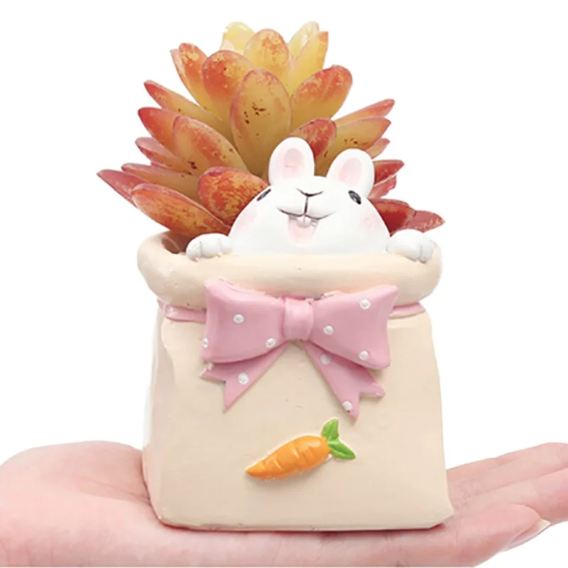 

Fairy Tale Flower Pot Creative Craft Resin Fleshy Flower Decoration Planters