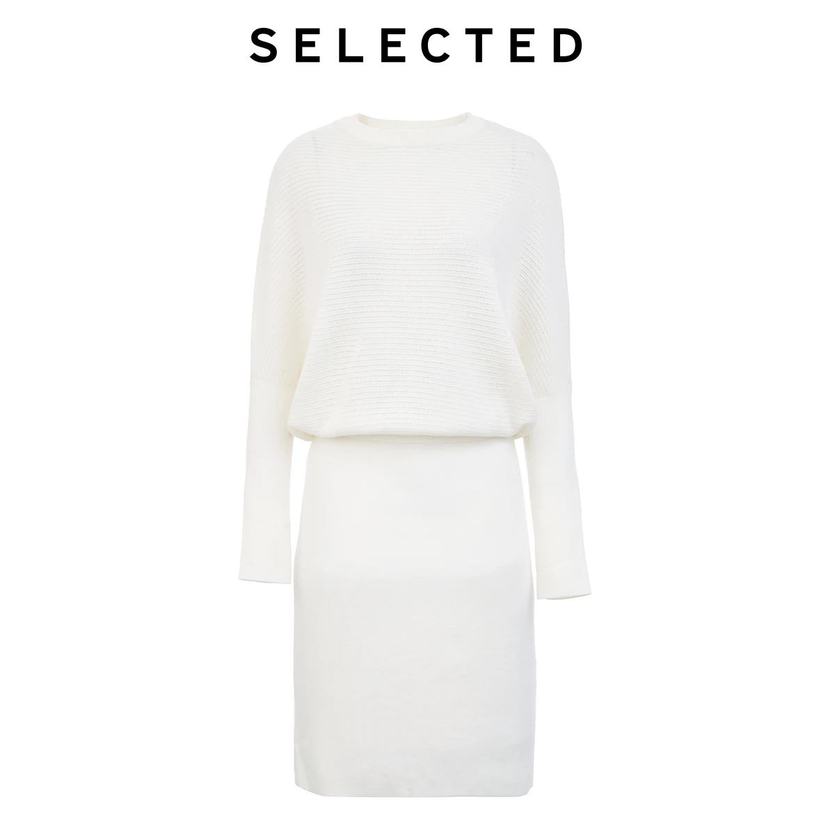 Избранное Женское зимнее шерстяное трикотажное платье | 419446504