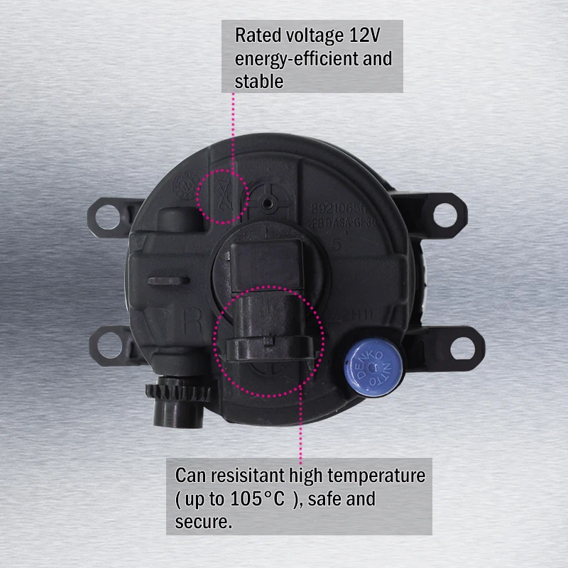 Cawanerl 1 пара автомобиль светодиодный лампа левый + правый туман светильник