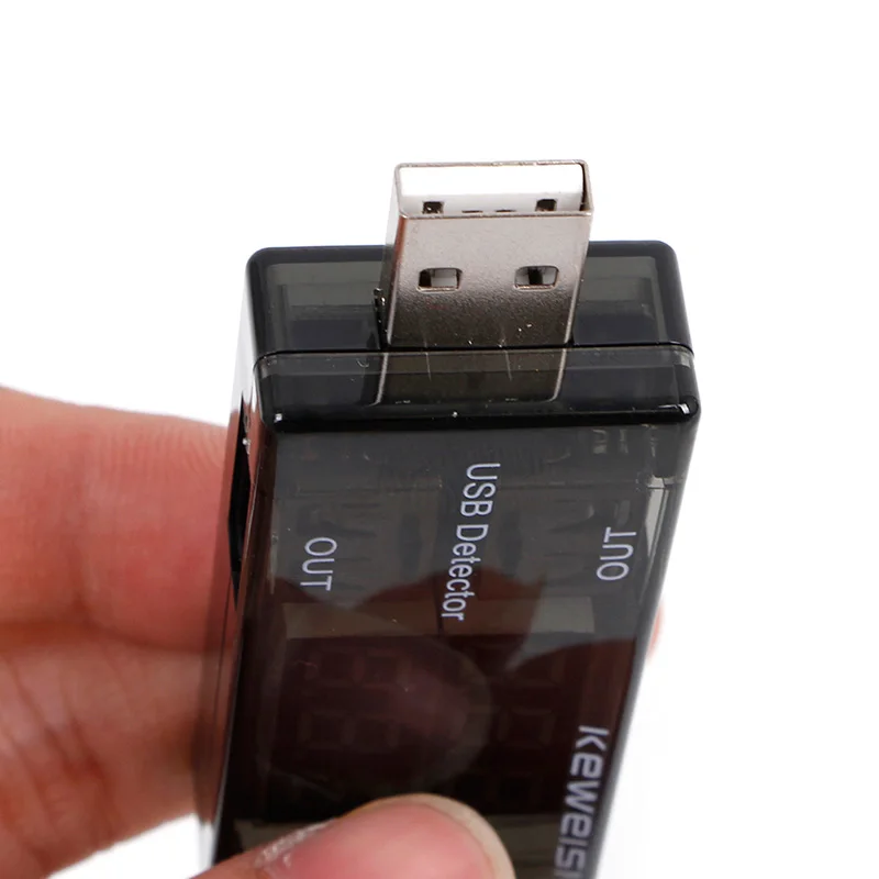 USB тестер напряжения тока Вольтметр Амперметр детектор двухрядный показывает