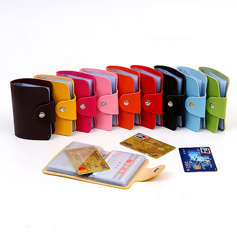 1 шт. случайный цвет держатель для кредитных карт 24 бита чехол кавайные