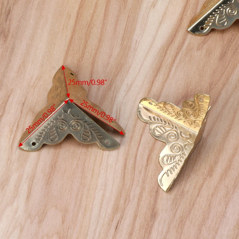 8 шт. искусственная деревянная накладка защитный уголок тонированный цветочный