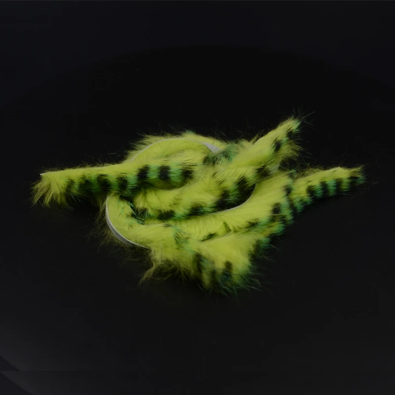 6 видов цветов 2 метра прямой крой зарезанные полосы Zonker форель бас мухи мобильный