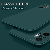 square liquid silicon case for xiaomi redmi note 10 9 s 8 7 pro 9t mi 11 ultra poco f3 m3 x3 10t pro 10 lite full protector case