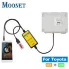 Автомобильный MP3 USB AUX адаптер Moonet 3,5 мм AUX Интерфейс CD-чейнджер для Toyota Avensis RAV4 Auris Corolla Yaris Camry (без навигатора или DVD)