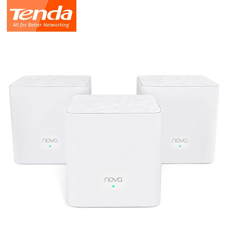 Tenda Nova Mesh MW3 беспроводной Wifi роутер двухдиапазонный AC1200 2 4G & 5G Systerm ретранслятор
