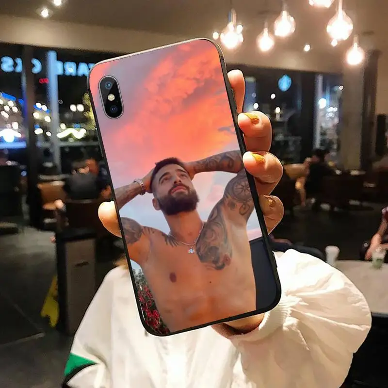 

Colombian singer Maluma Phone Case for iPhone 11 12 mini pro XS MAX 8 7 6 6S Plus X 5S SE 2020 XR shell