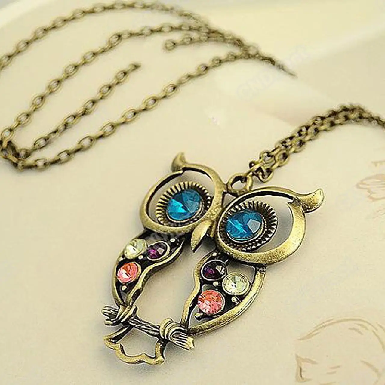 Owl Vintage Pendant Sweater Blouse Chain Jewelry Long Necklaces | Украшения и аксессуары