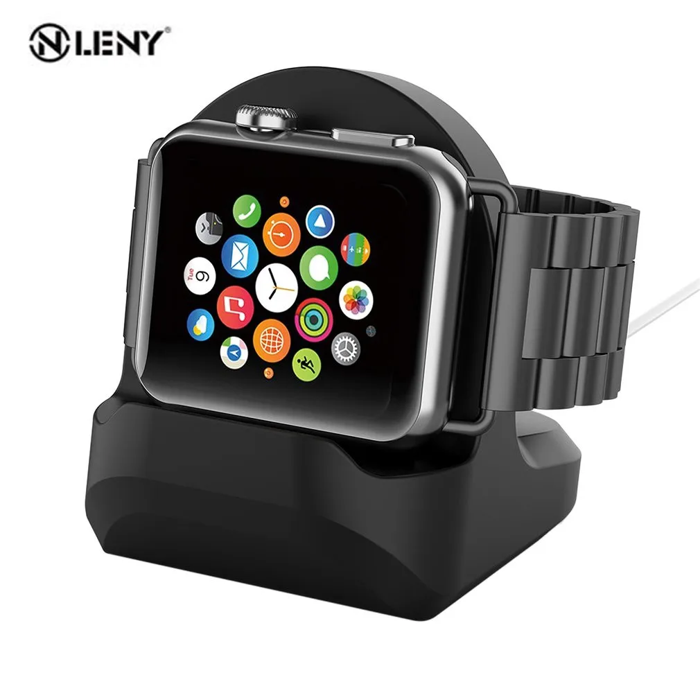 Роскошная подставка для Apple Watch бесплатная доставка кабель с отверстием зарядки