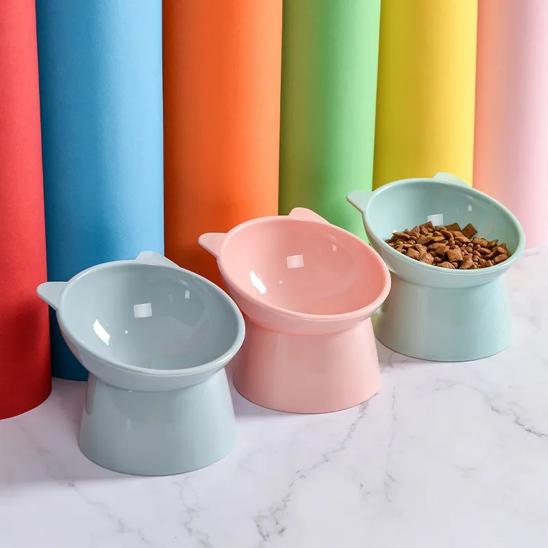 Миски для кошек миски одиночного питомца с поднятой подставкой миска питомцев и