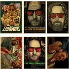 WTQ классический фильм Ретро плакат Большой Lebowski холст живопись винтажный плакат на стену Декор Настенная картина Декор для комнаты домашний декор