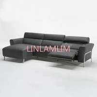 living room sofa set l seater real genuine leather sofas electric recliner salon couch puff asiento muebles de sala canape cama