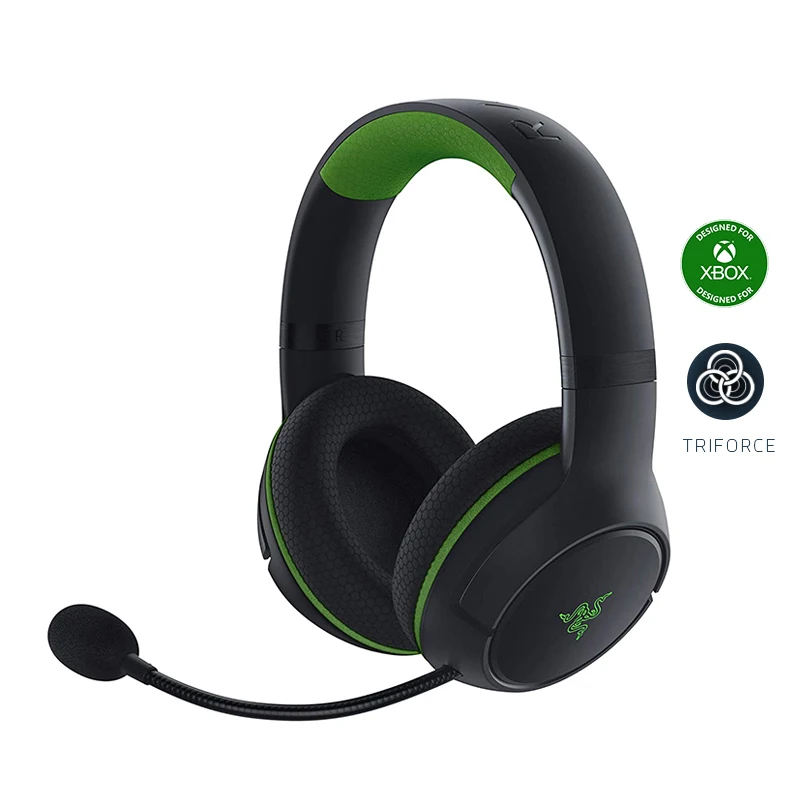 

Razer Kaira Wireless Gaming Headset for Xbox Series X | S: TriForce Titanium 50mm Drivers -Cardioid Mic - Breathable Memory Foam