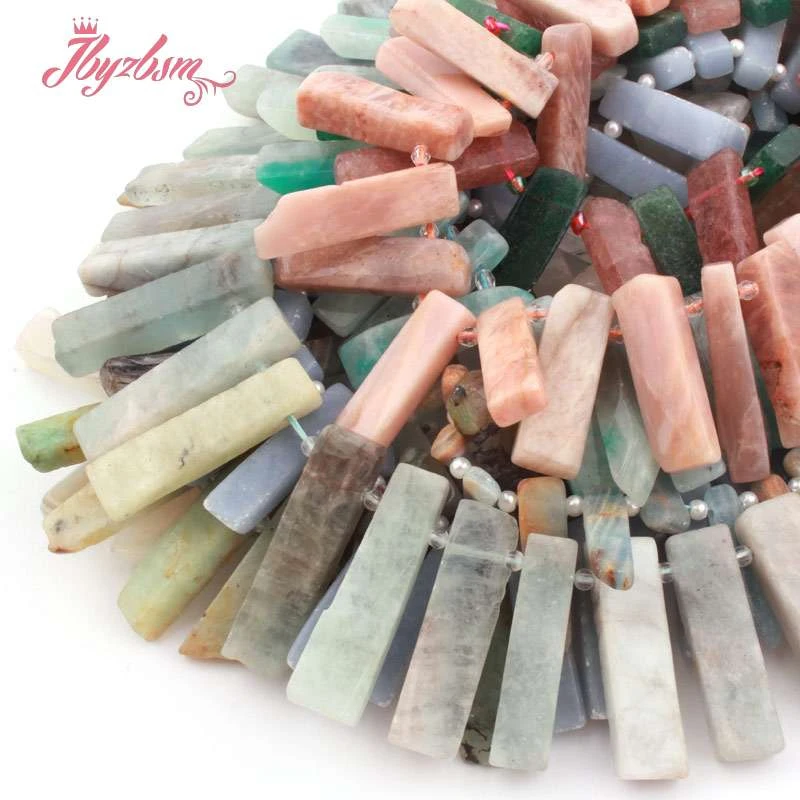5x10 7x33mm Charoite опал кварц Агатовая палочка рыхлый натуральный камень бусины для DIY