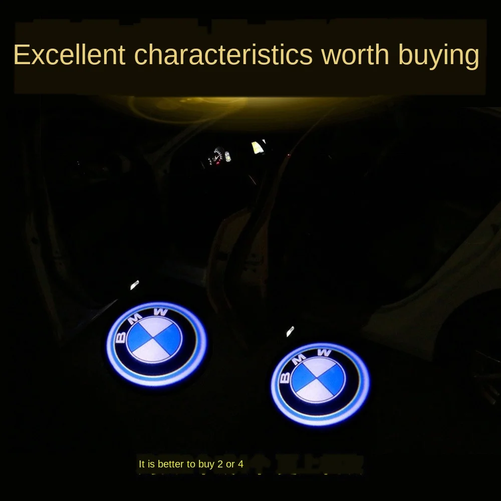 Подходит для BMW Добро пожаловать лампы украшение на дверь автомобиля радий