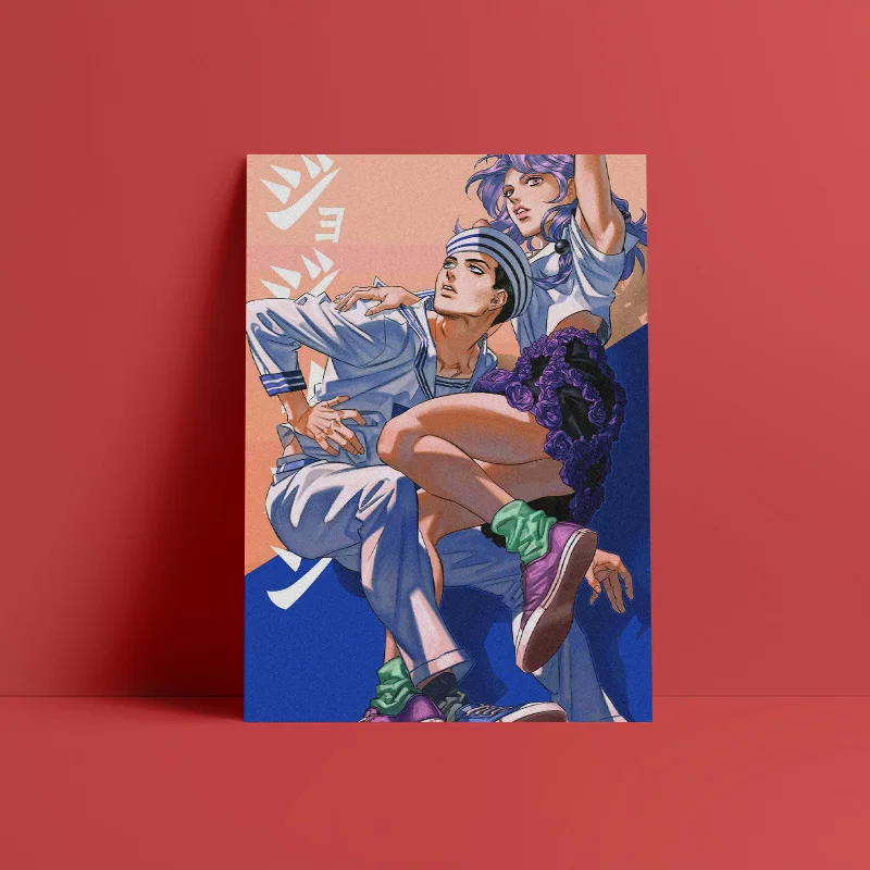 iC 353 JOJO's Part 8 jojoolion аниме настенный Арт холст украшение постеры принты для гостиной домашняя декоративная картина для спальни - Color: iC 353