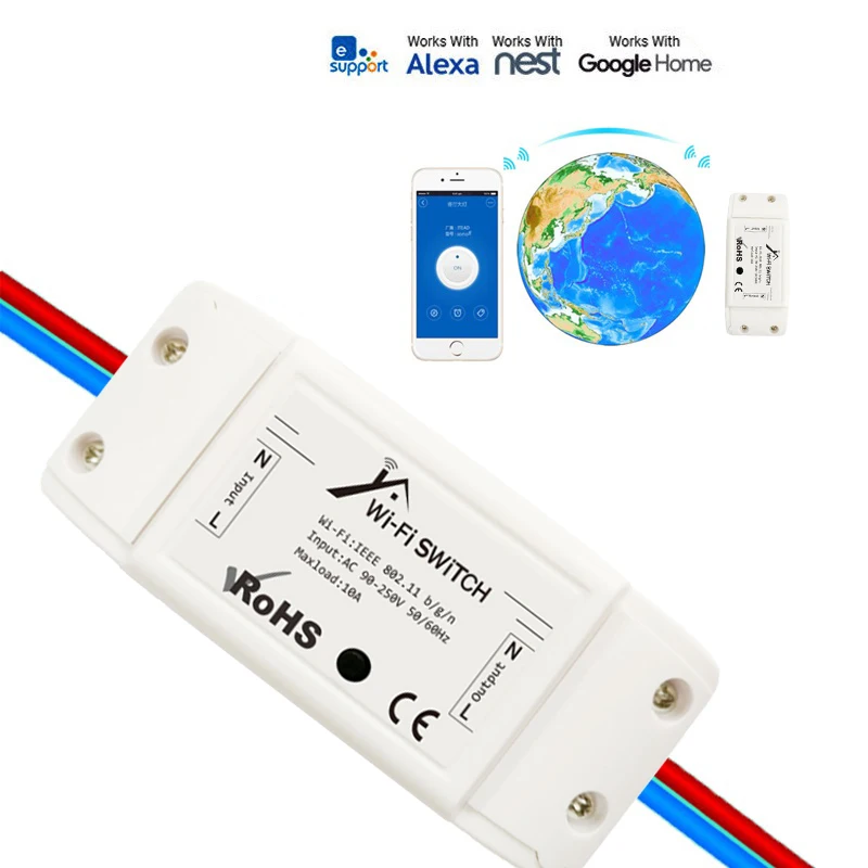 Ewelink Basic R2 Wifi DIY умный беспроводной пульт дистанционного управления светильник