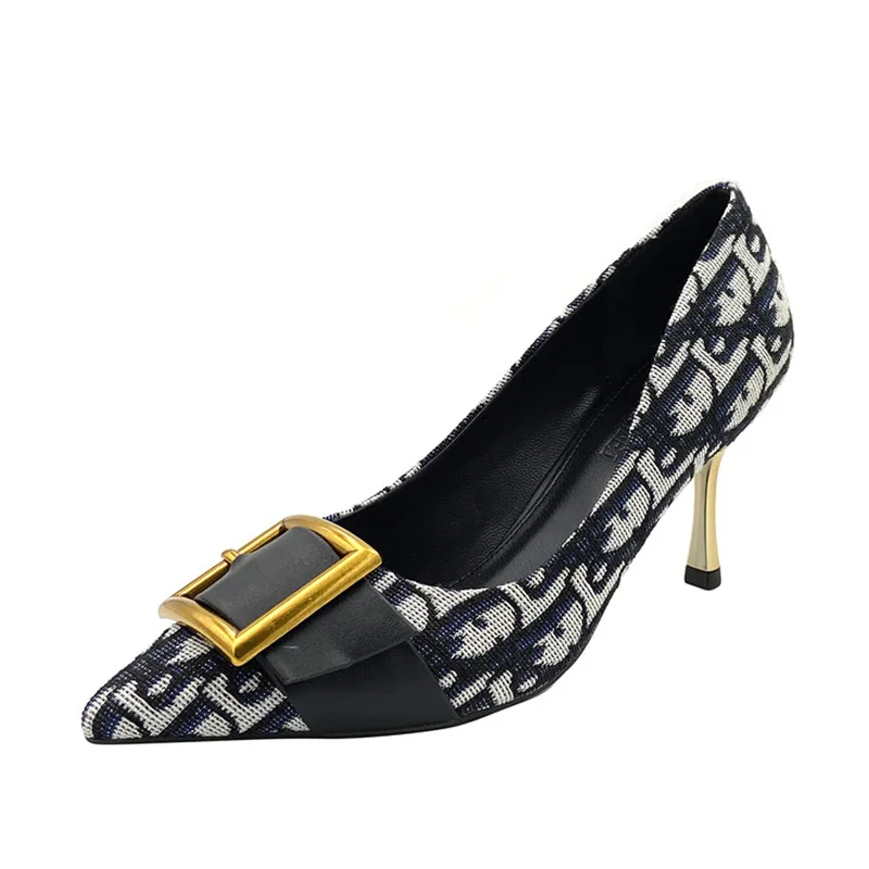 

2021 Autumn and Summer New Stiletto Heels Women's Sandals Business Wear Fashion High-End Pointed High Heels