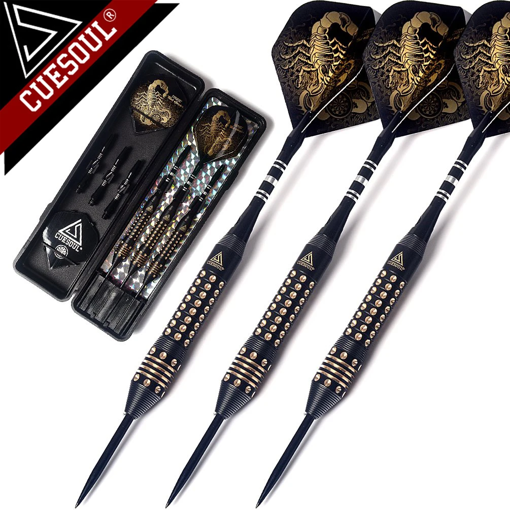CUESOUL Профессиональный 22g/24g/26 г 3 шт./компл. Сталь наконечник Дротика комплект