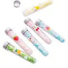 5 бутылок, одноразовые ароматизированные мини-Ломтики для мыла, бумаги в форме цветка, для путешествий, Q0KD