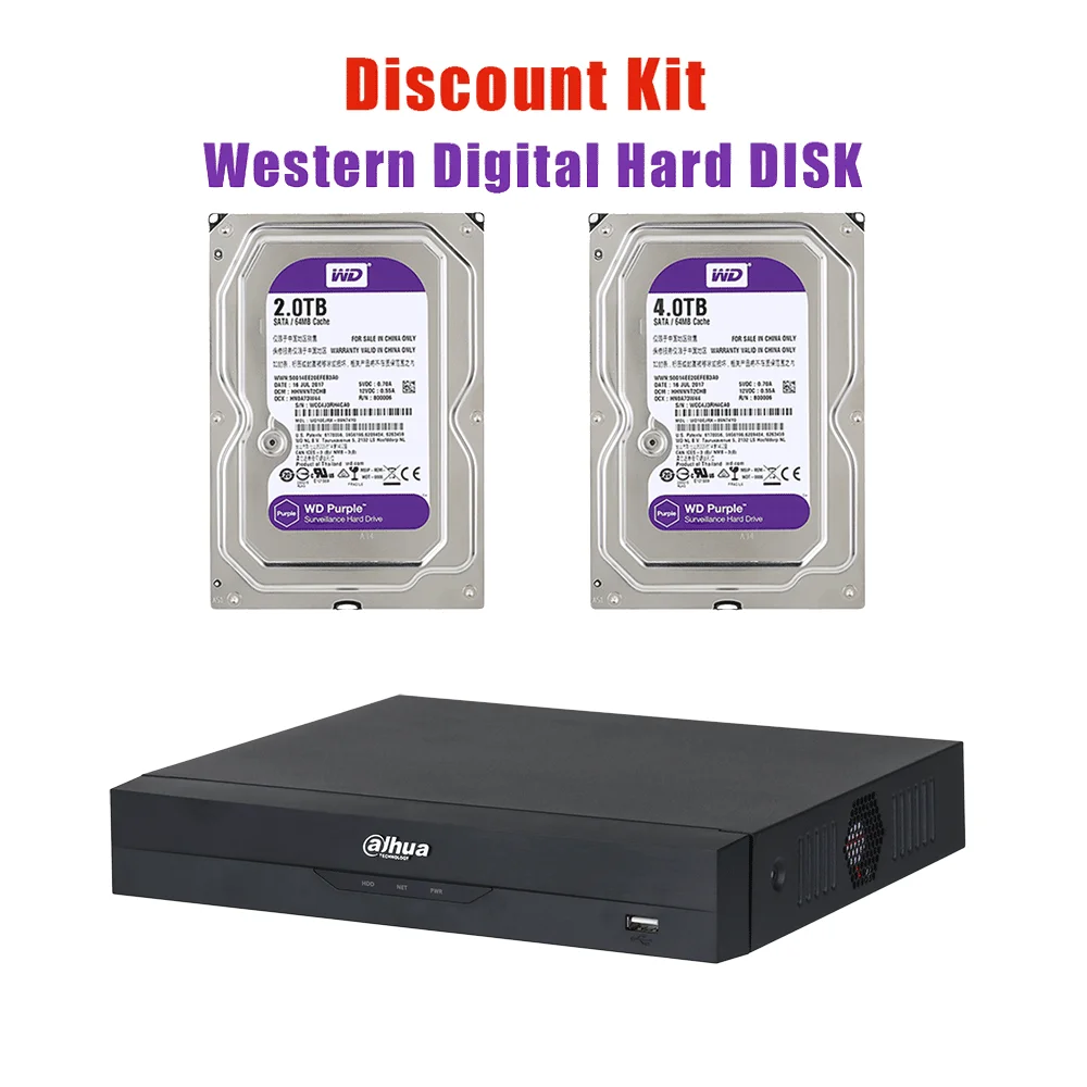 Дешево Видеорегистратор Dahua 4K NVR POE 8CH 4CH WizSense NVR2108HS-8P-I 8POE с функцией обнаружения лица IVS SMD Plus ONVIF AI CCTV NVR