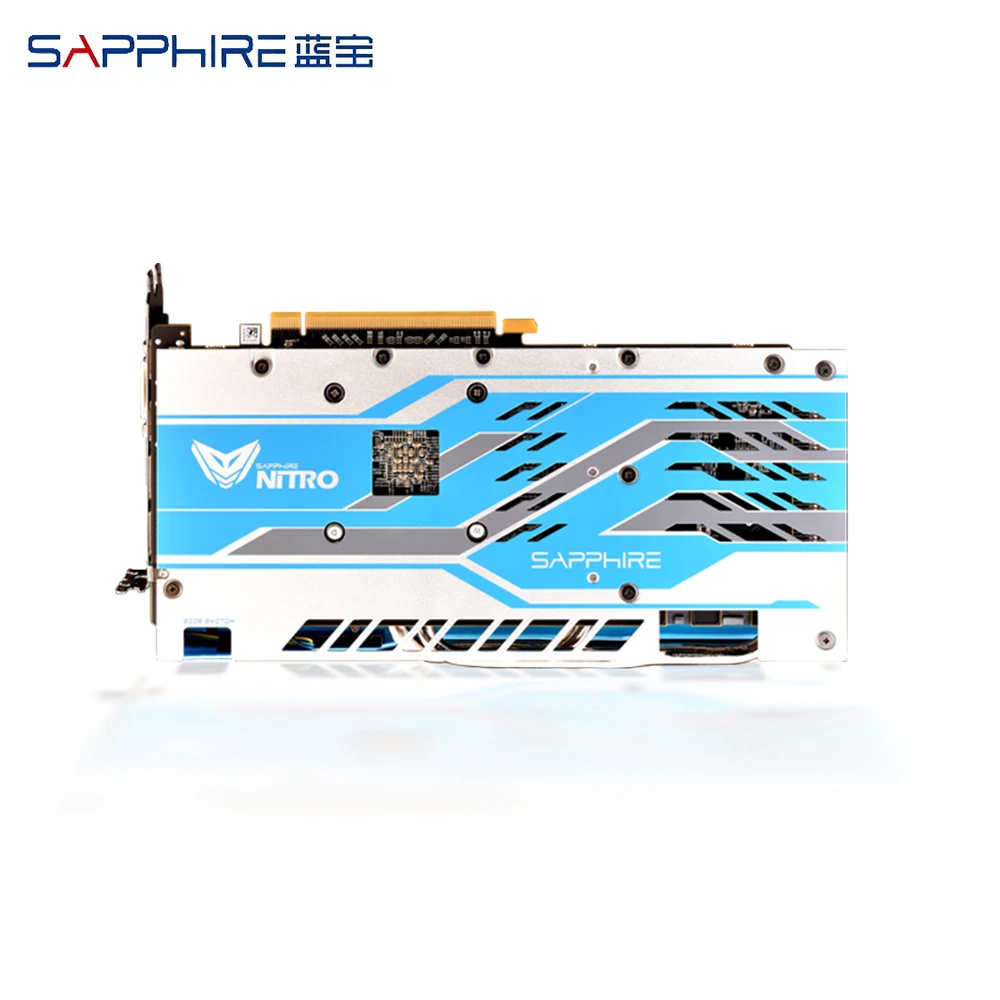 Графическая карта SAPPHIRE AMD Radeon NITRO + RX 580 8 ГБ GDDR5 256 бит задняя пластина специальное