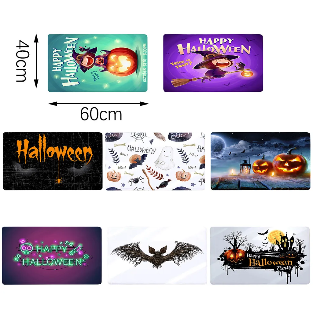 40*60 см Хэллоуин абстрактный череп коврик для ванной шаблон диван ковер на двери в