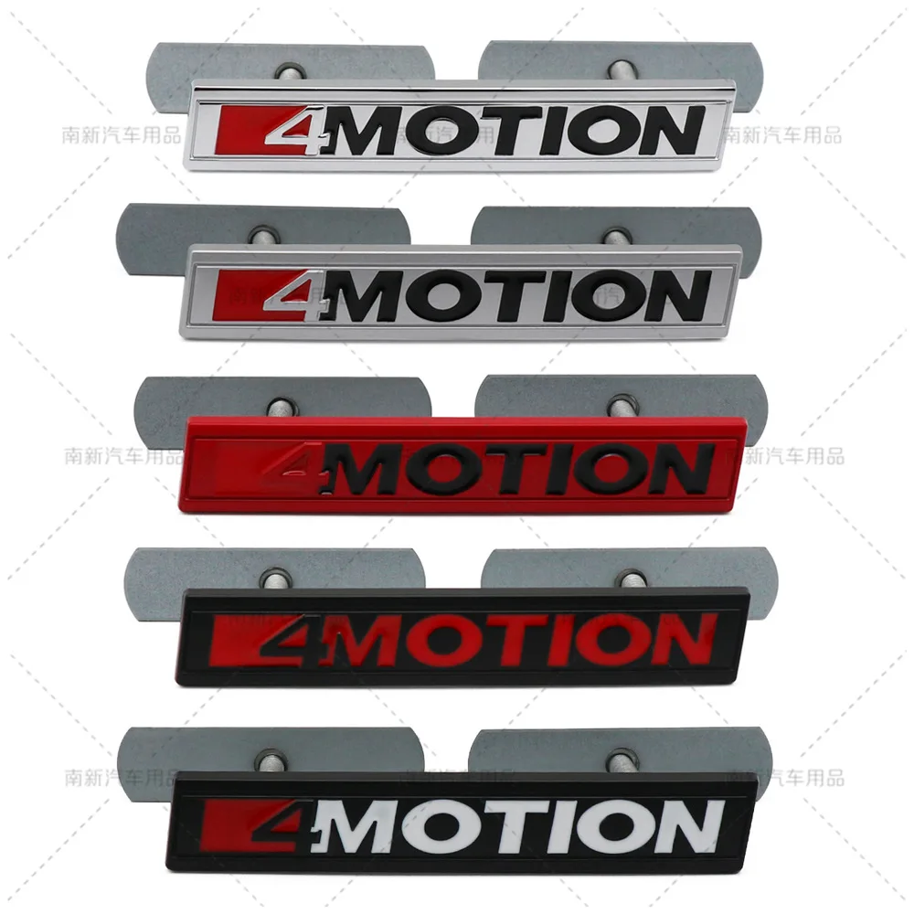 

1PCS 3D Metal 4 MOTION 4motion Sticker Car Rear Trunk Body Emblem Decal for Volkswagen GOLF Polo Tiguan Jetta Car Styling