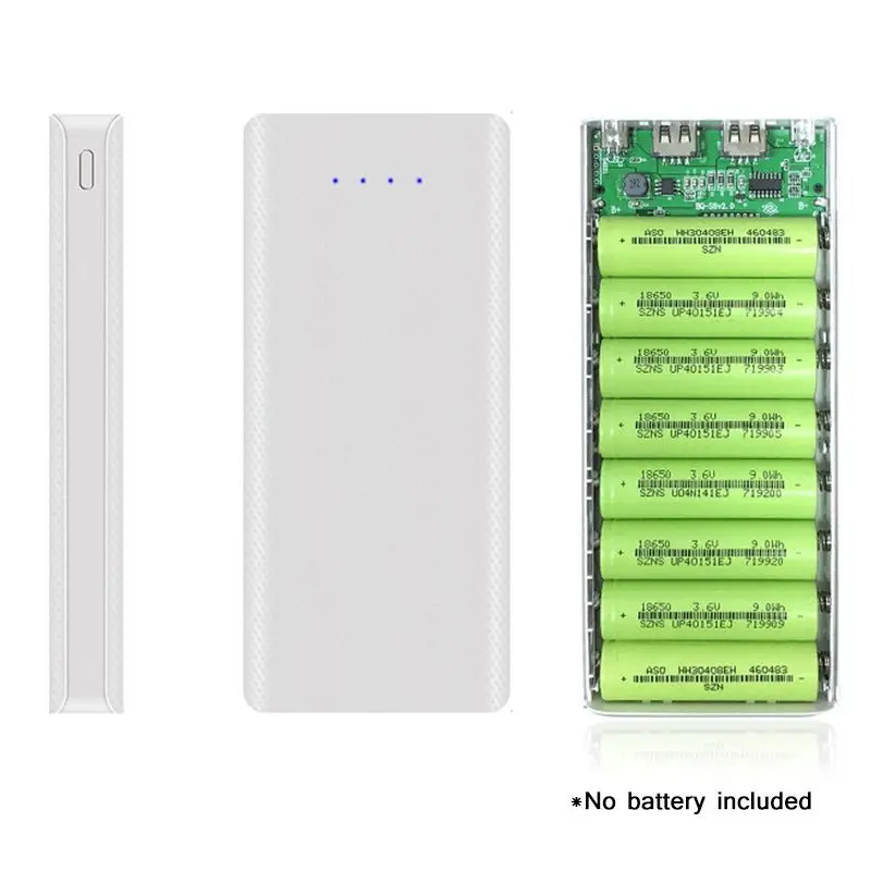 Хит продаж 8x18650 самодельная коробка для зарядного устройства внешний