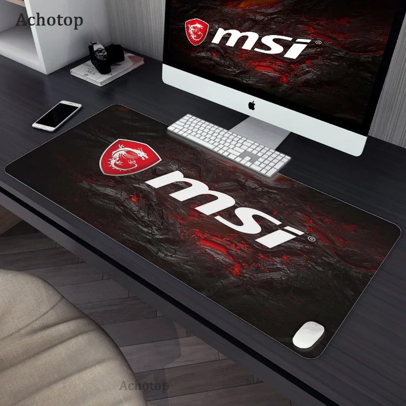 

MSI Computer Mouse Pad Gamer Mouse Pads Large Gaming Mousepad XXL Desk Mause Pad Keyboard Mouse Carpet XL Gaming Accessories